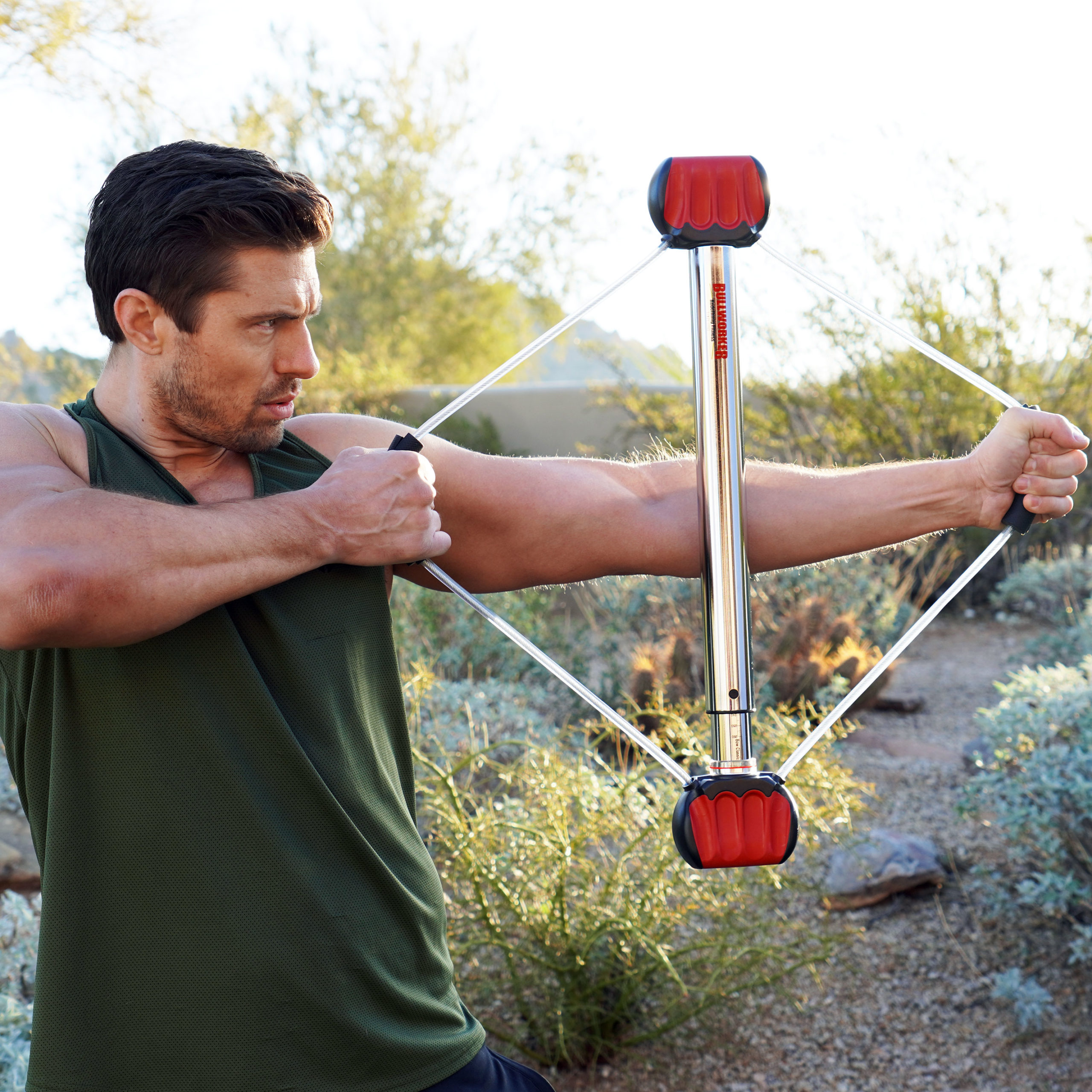 Bullworker 20 Steel Bow - Full Body Workout - Portable Home Gym