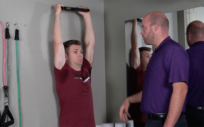 Shoulder Focused Wall Sit with Your ISO-BOW